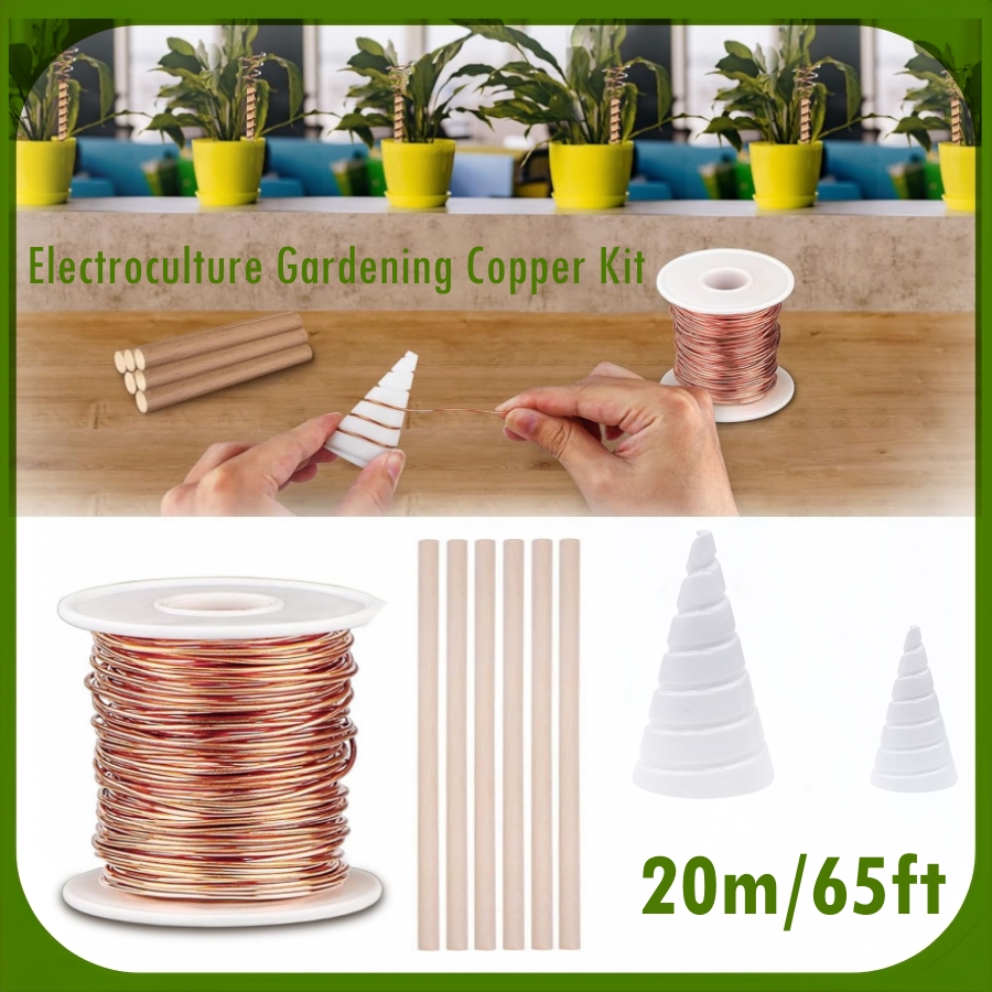 Copper Wire Roll - Zestaw do elektroponiżowania ogrodowego z miedzi,