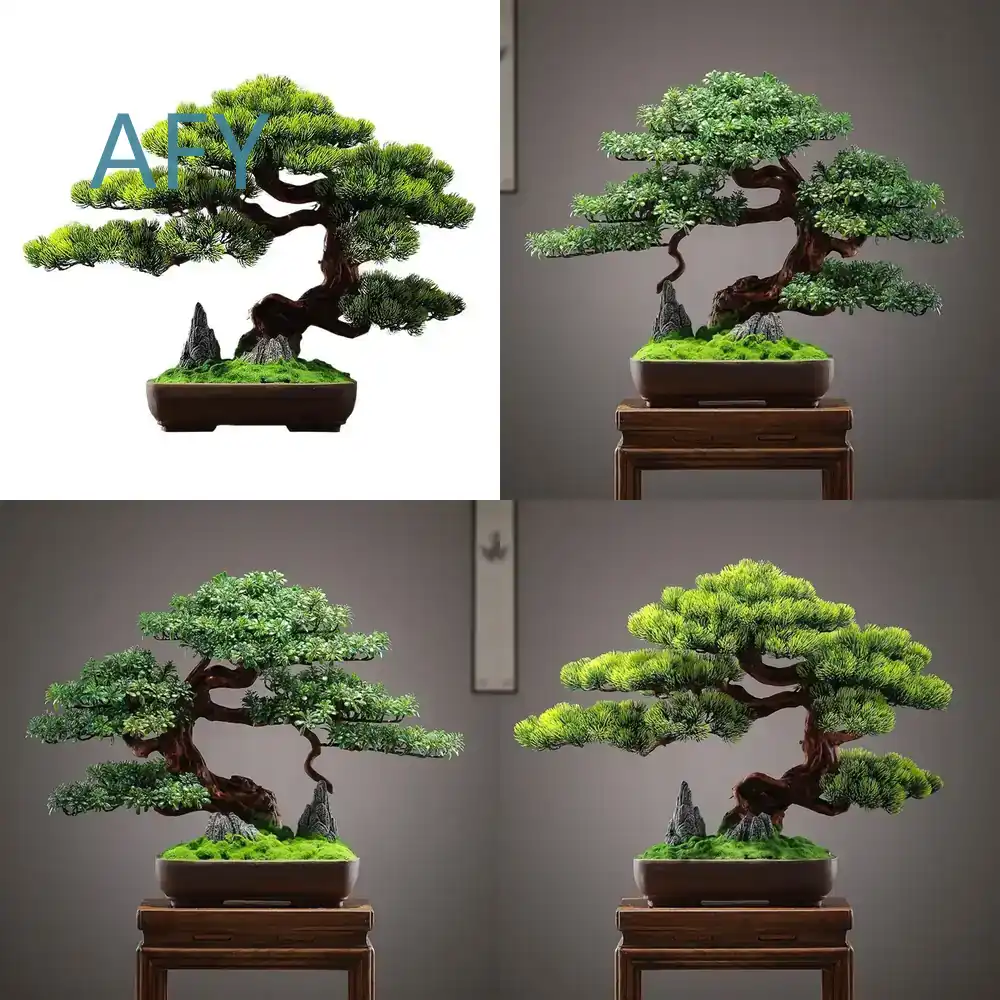 Bonsai Garden Entrance - Symulowany bonsai sosnowy do dekoracji domu,