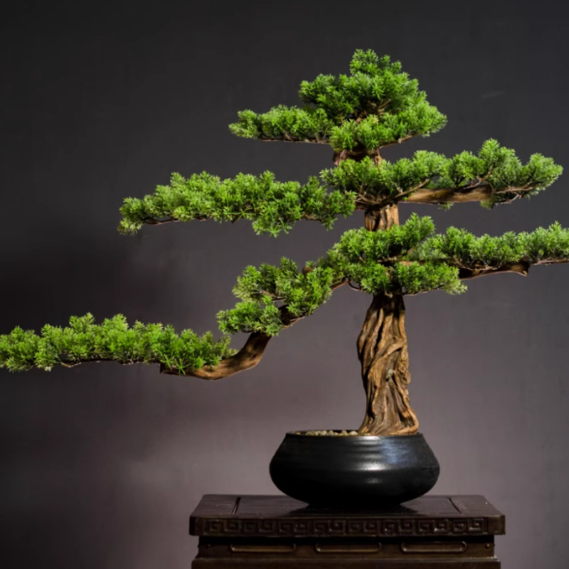 Bonsai Garden Entrance - Ozdoby sosnowe do domu, imitacja ceramicznego