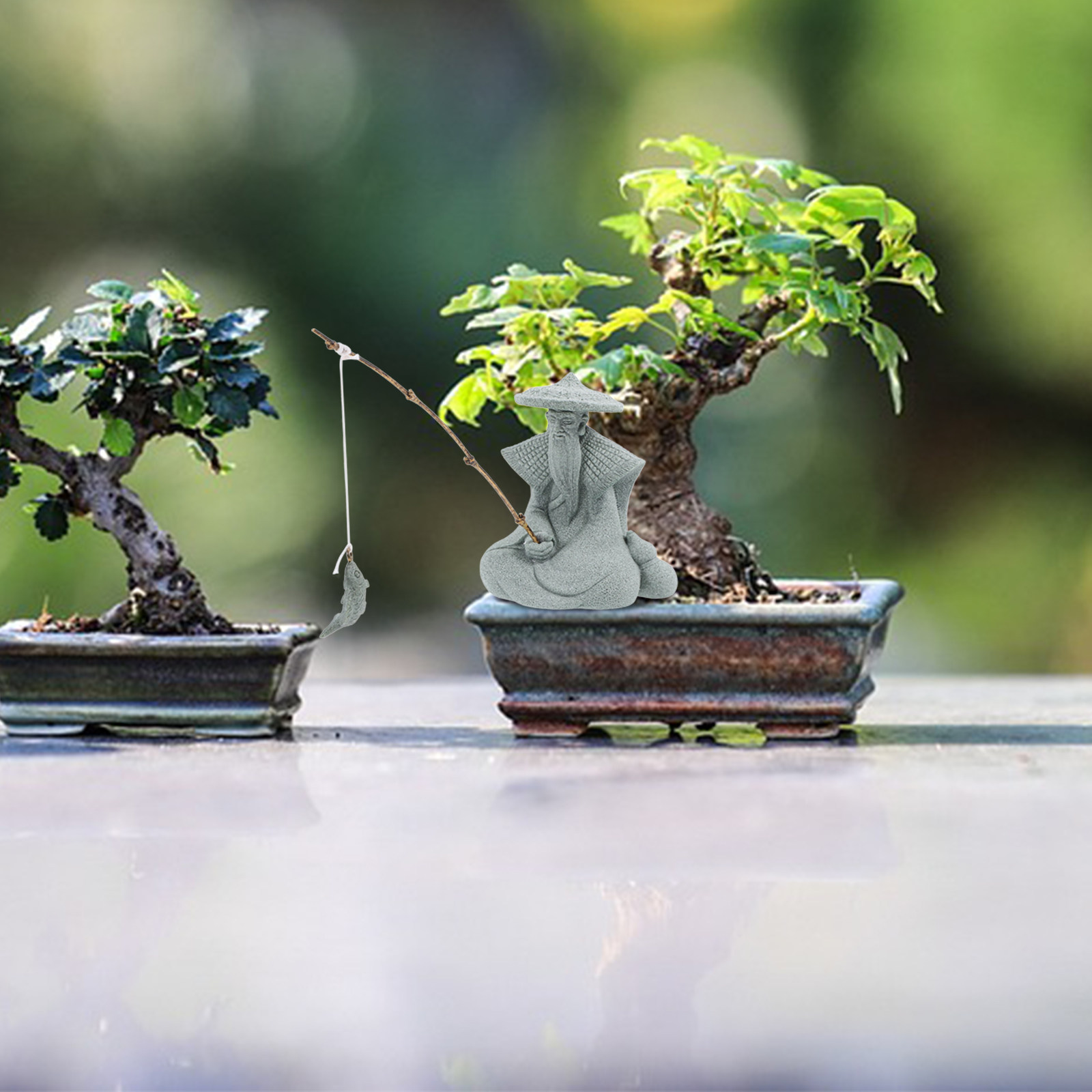 Miniaturowa figurka rybaka z ż – Bonsai Garden Mini recenzja i cena