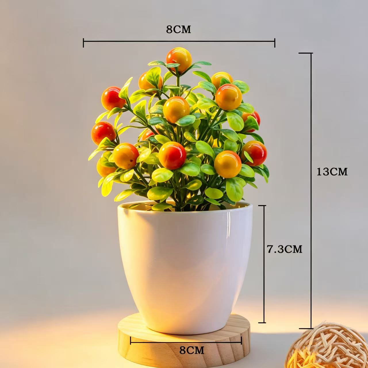 Sztuczne drzewka owocowe Bonsa – Bonsai Garden Table recenzja i cena