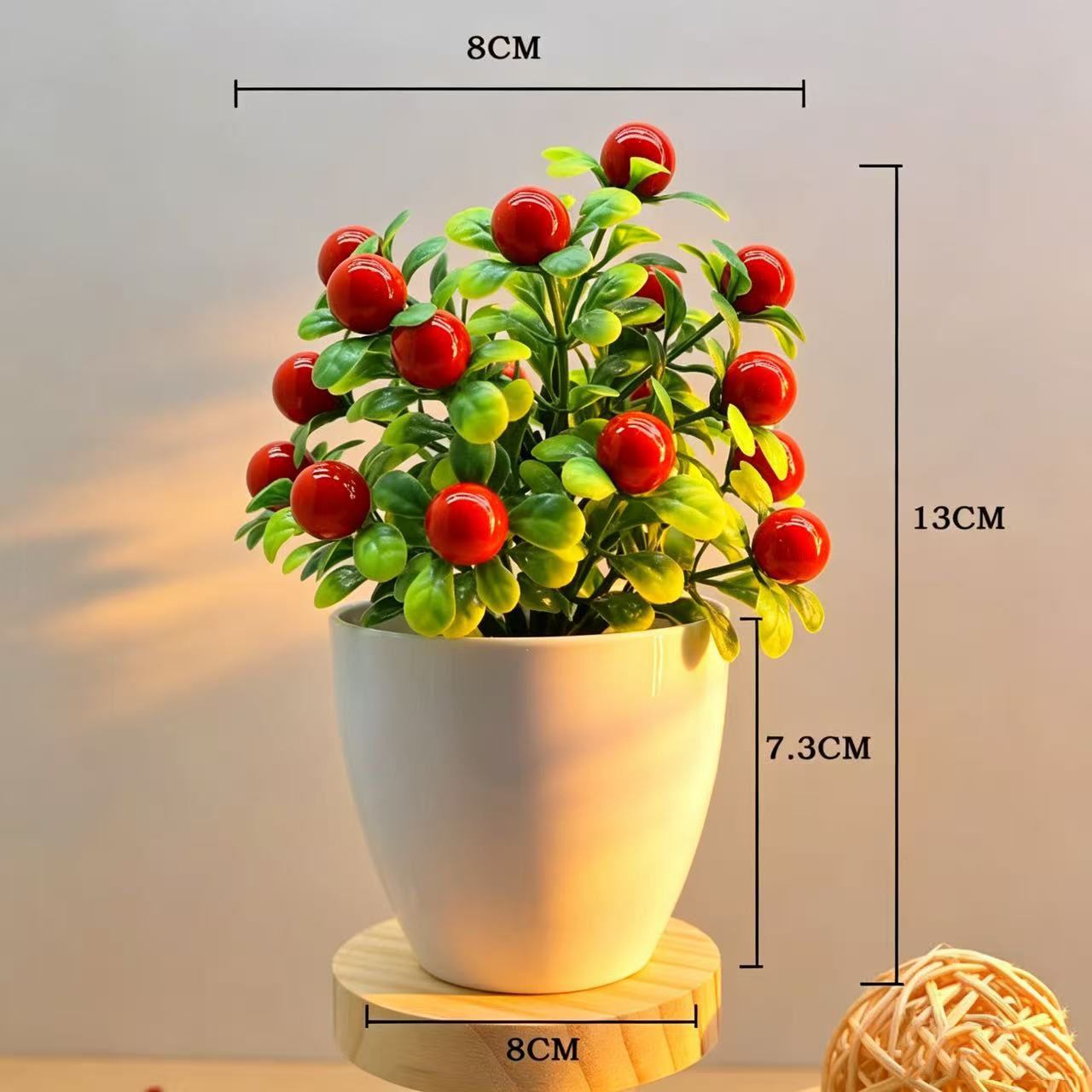 Sztuczne drzewka owocowe Bonsa – Bonsai Garden Table recenzja i cena