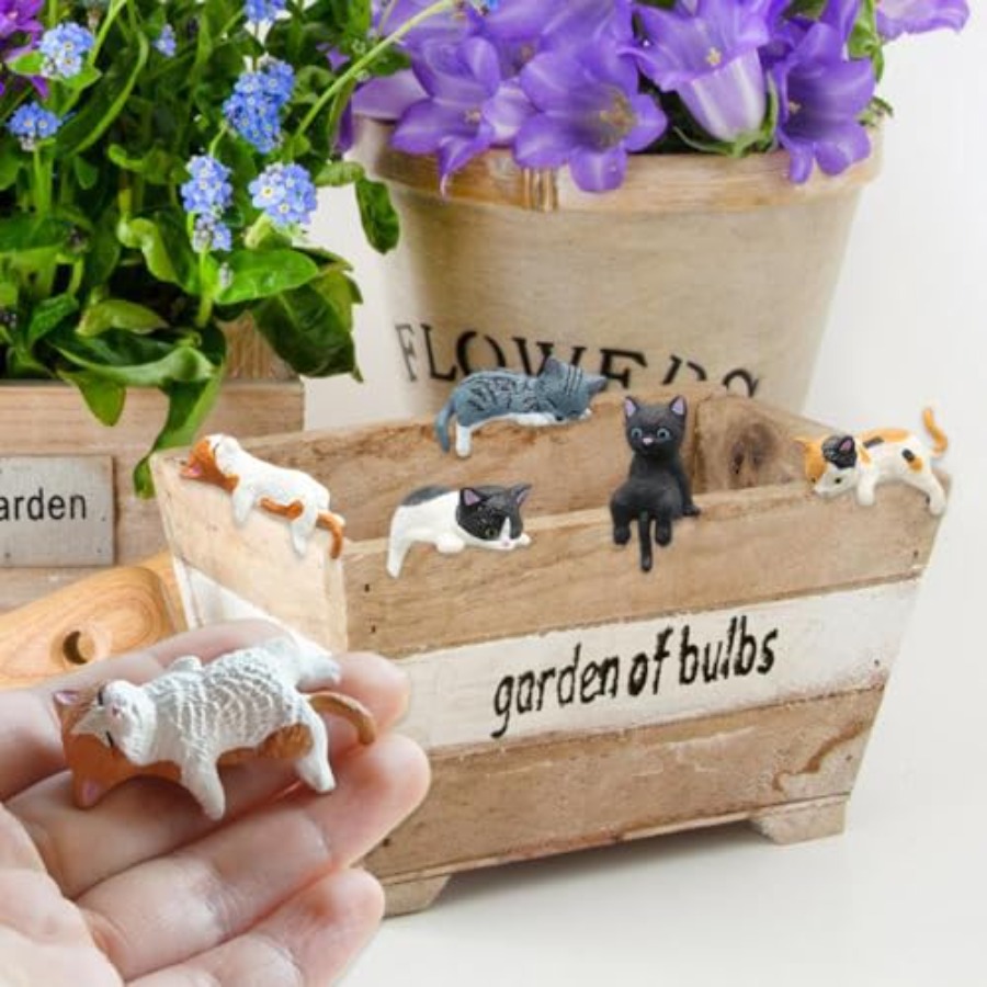 Miniaturowe urocze figurki kot – Bonsai Garden Japan recenzja i cena
