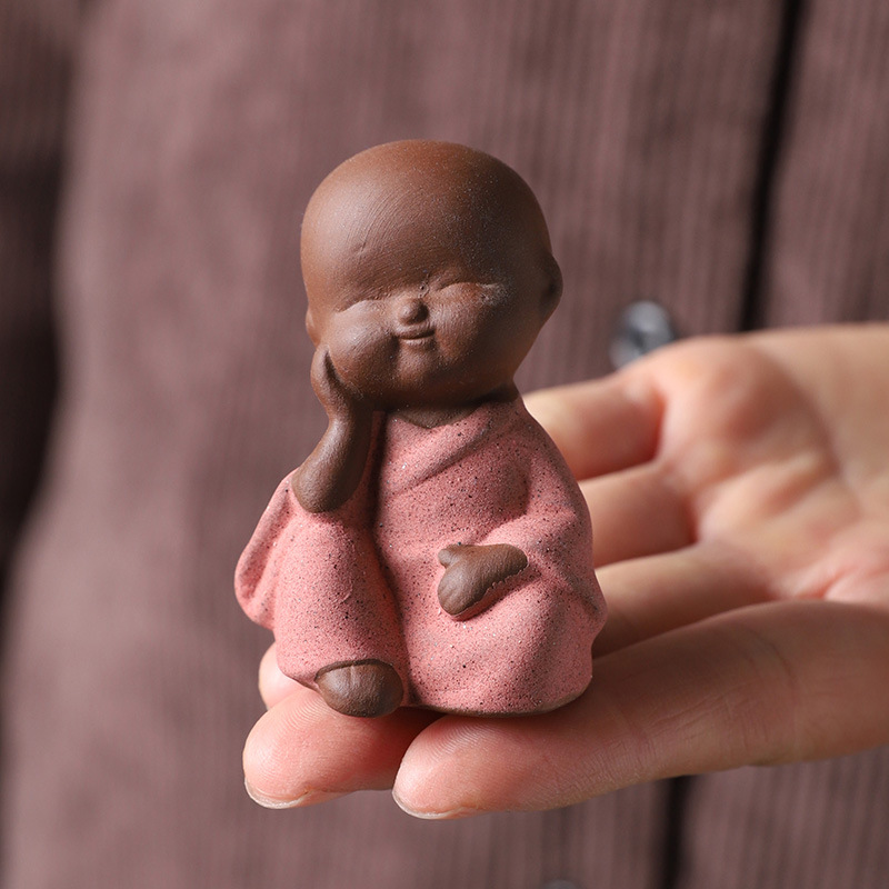 Y Ceramiczna Mini Mnich Figurk – Bonsai Garden Meaning recenzja i cena