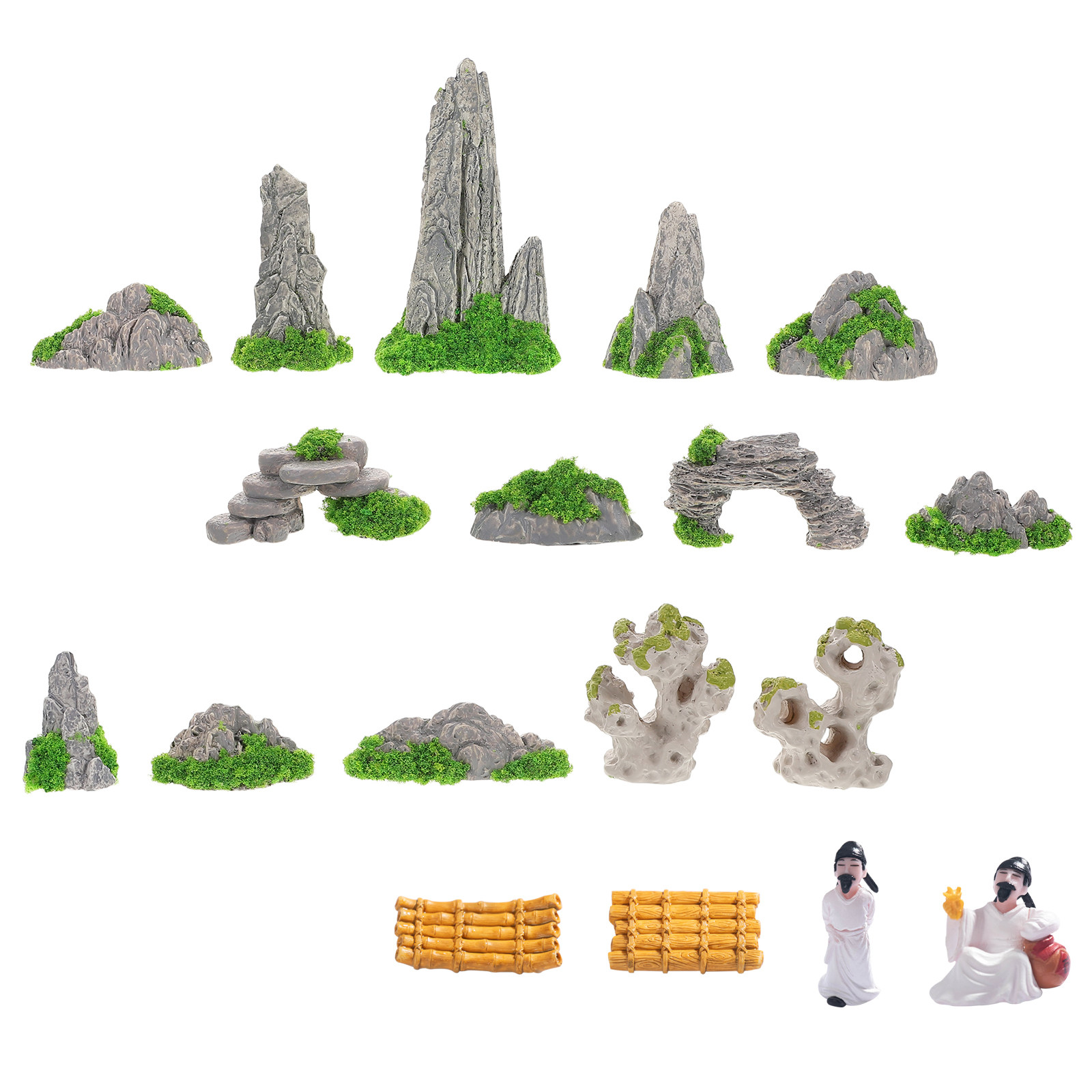 18 szt. Miniaturowe dekoracje  – Bonsai Garden Mini recenzja i cena