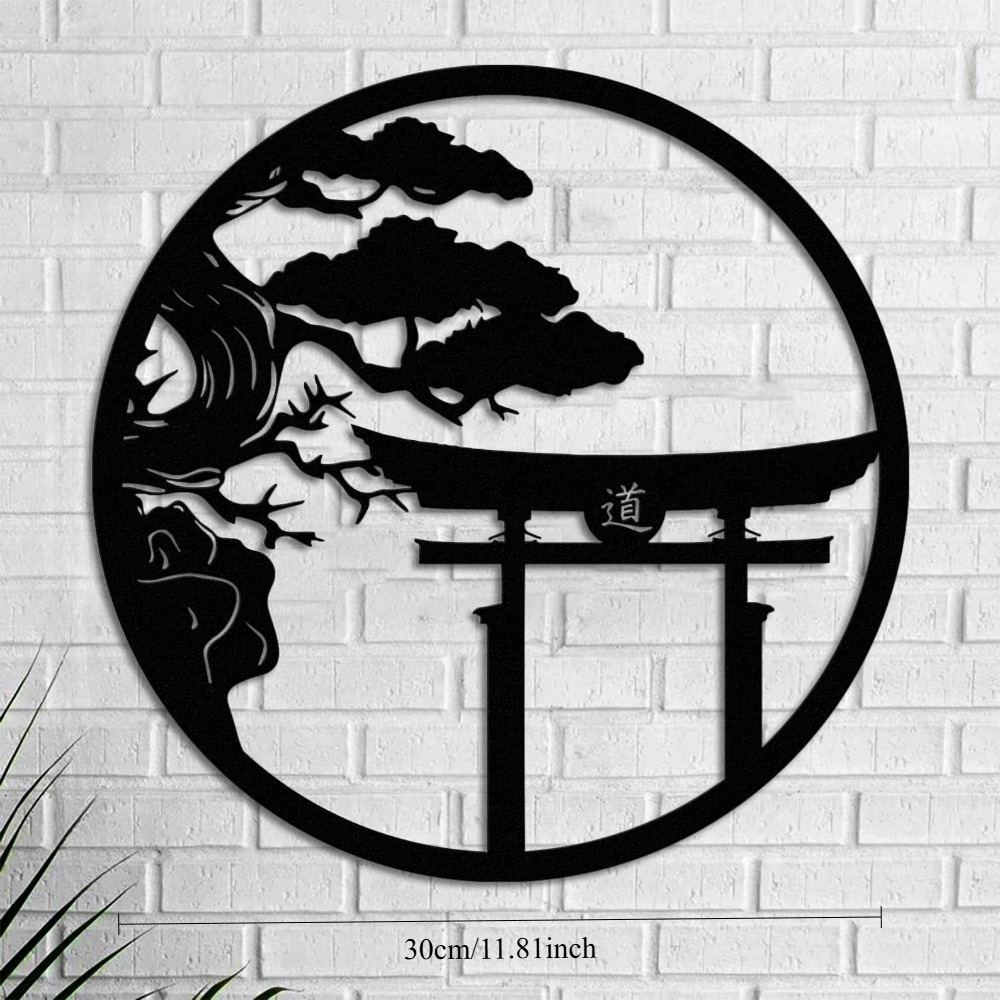 Metalowa dekoracja ścienna z m – Bonsai Garden Art recenzja i cena