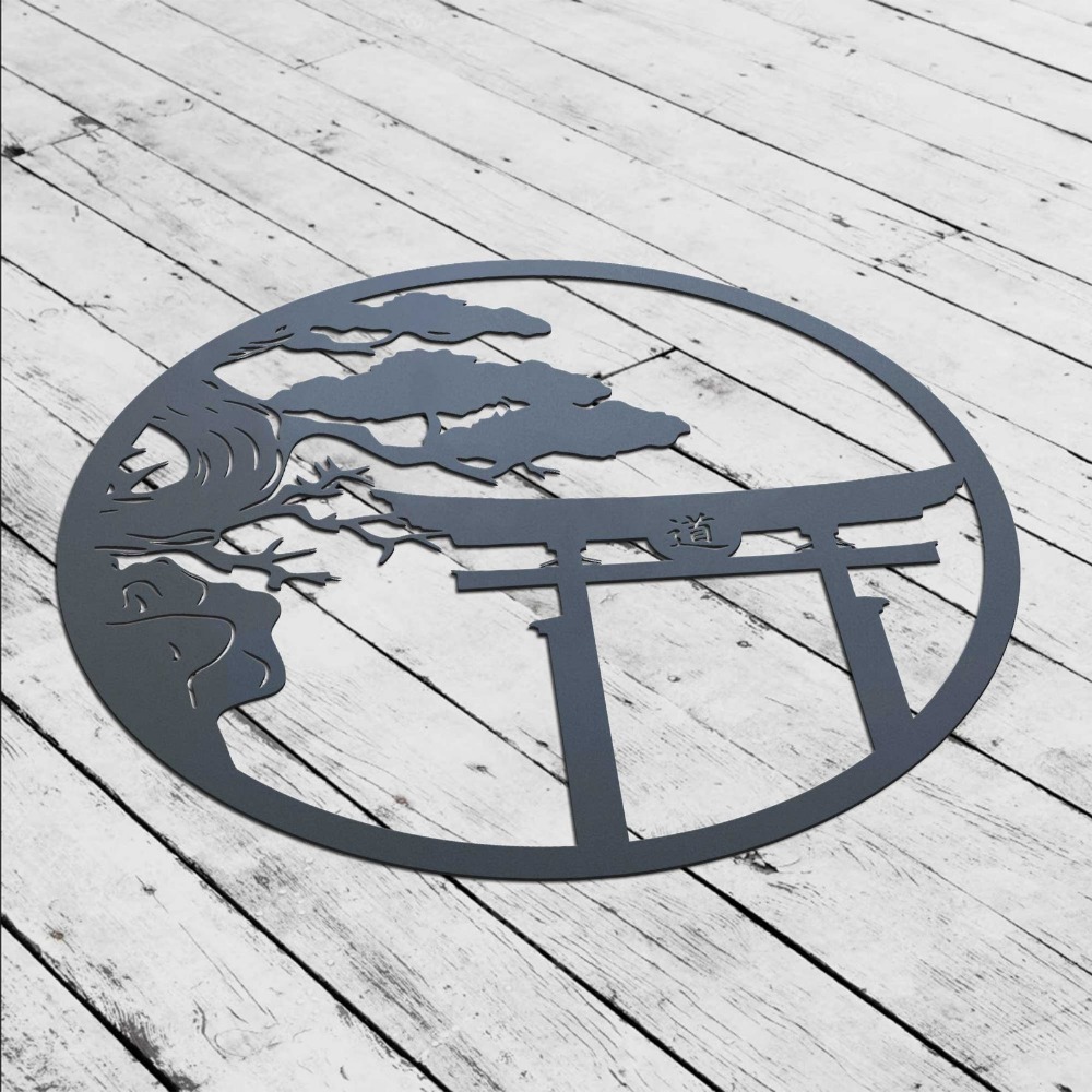 Metalowa dekoracja ścienna z m – Bonsai Garden Art recenzja i cena