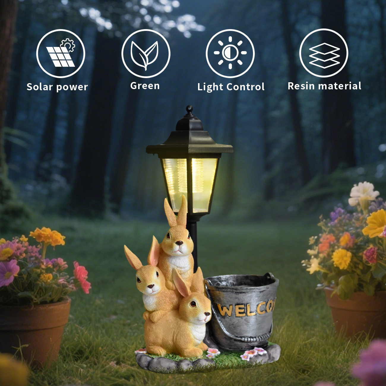 Nowa królicza solarna lampka o – Bonsai Gardenia recenzja i cena